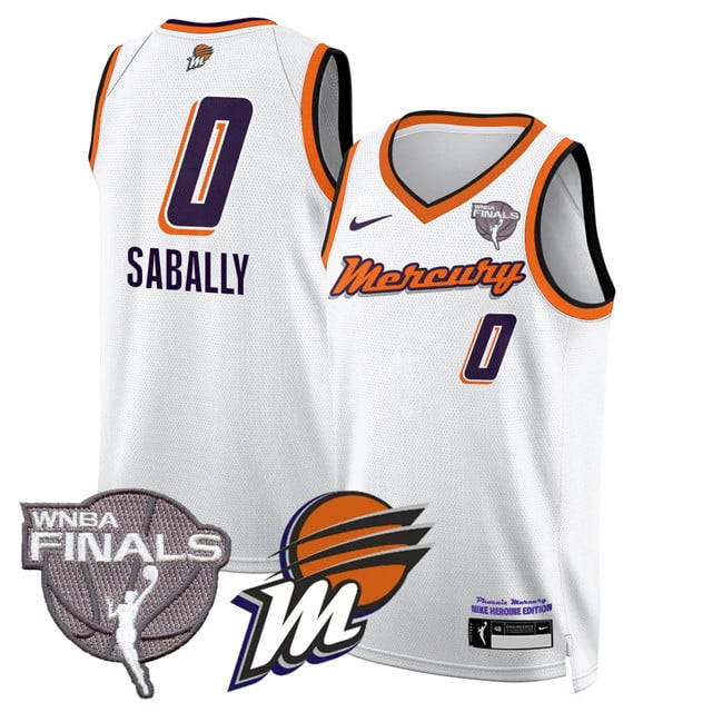 Phoenix Mercury 2025 WNBA Finals Jersey - All Stitched Satou Sabally  0
