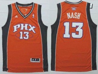 Phoenix Suns #13 Steve Nash Orange Stitched NBA Jersey
