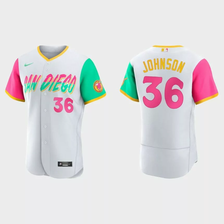 Pierce Johnson San Diego Padres 2022 City Connect Authentic Jersey – White