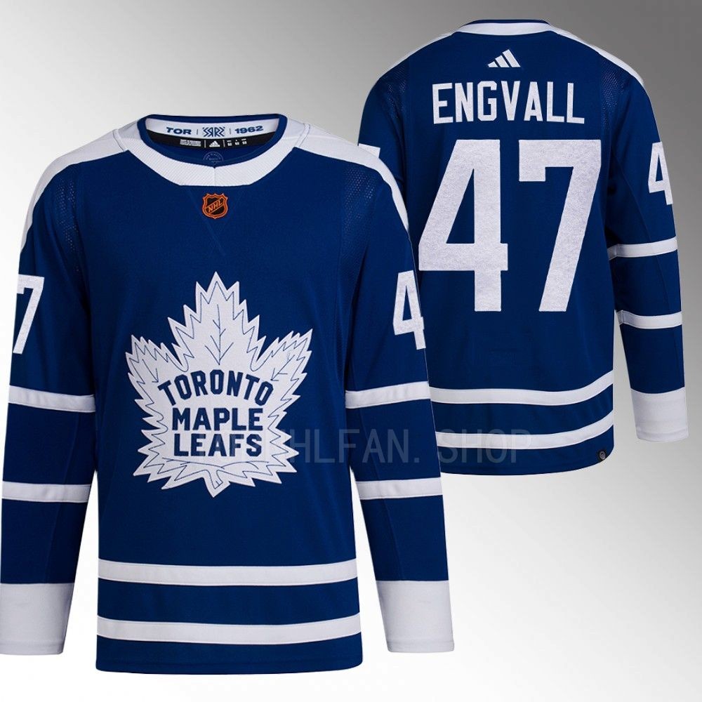 Pierre Engvall 2022 Toronto Maple Leafs Blue Reverse Retro 2.0 Authentic Primegreen Jersey