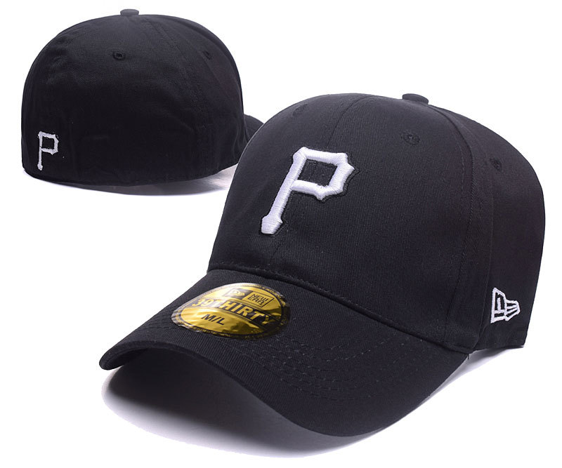 Pirates Fresh Logo Black Adjustable Hat DF