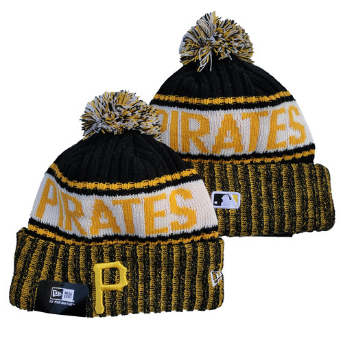 Pirates Team Logo Pom Knit Hat YD