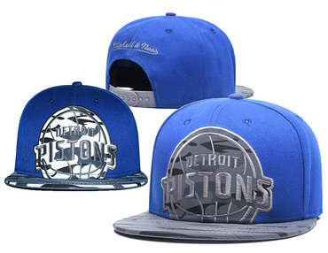 Pistons Reflective Logo Royal Adjustable Hat GS