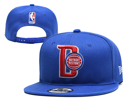 Pistons Team Logo Blue Adjustable Hat YD
