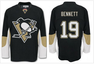 Pittsburgh Penguins #19 Beau Bennett Black Home Stitched NHL Jersey