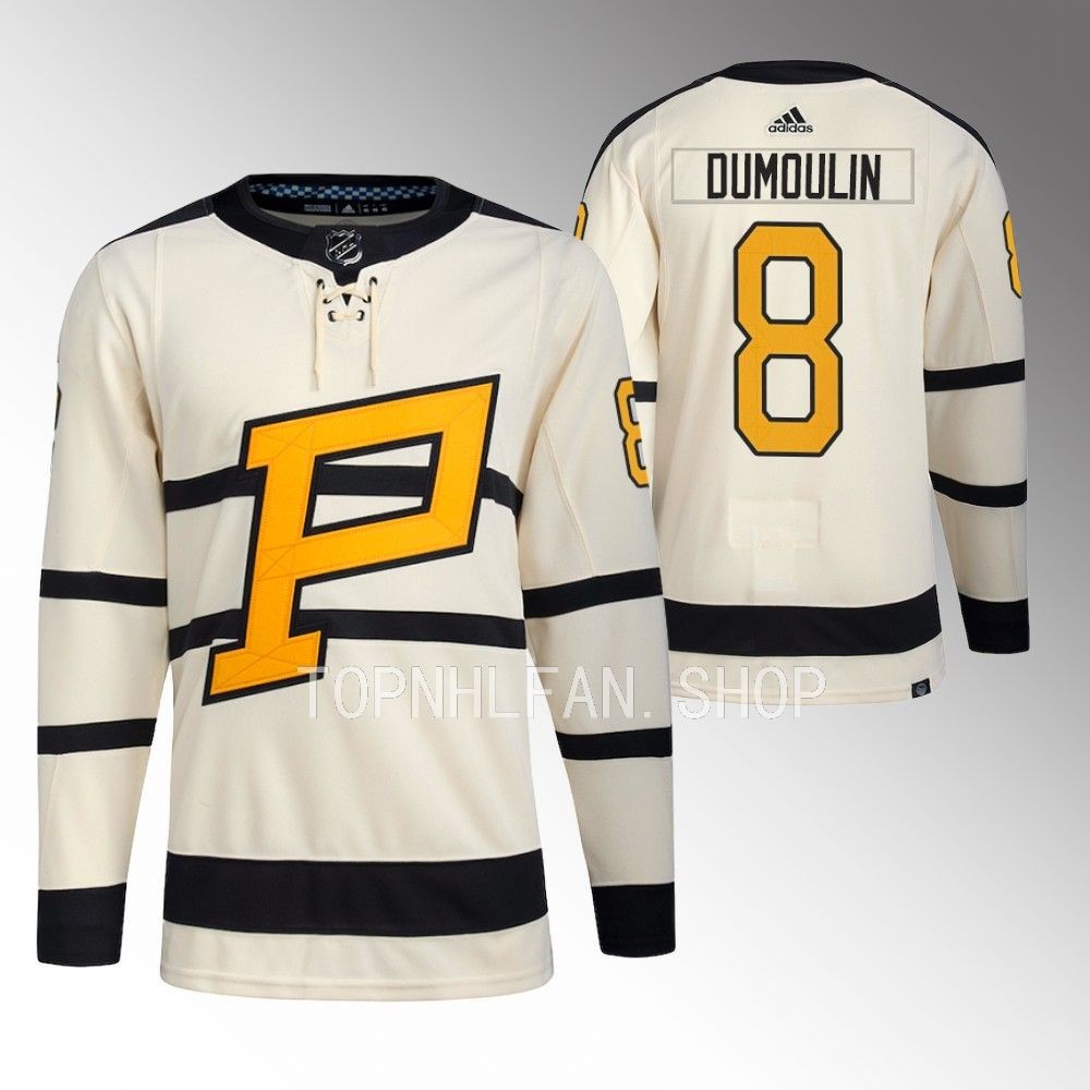Pittsburgh Penguins Brian Dumoulin Cream 2023 Winter Classic Primegreen Jersey