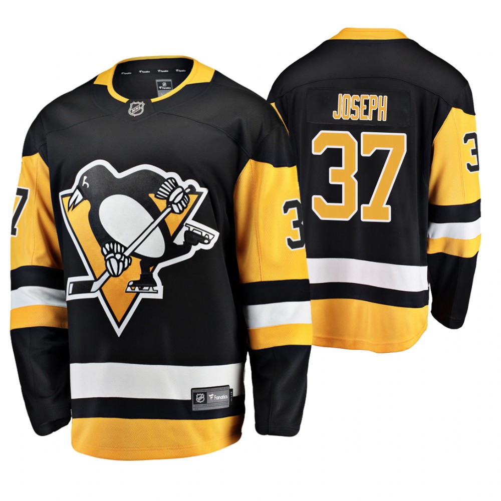 Pittsburgh Penguins Pierre-Olivier Joseph Men's Home Breakaway Player Fanatics Branded Jersey