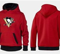 Pittsburgh Penguins Pullover Hoodie Red & Black