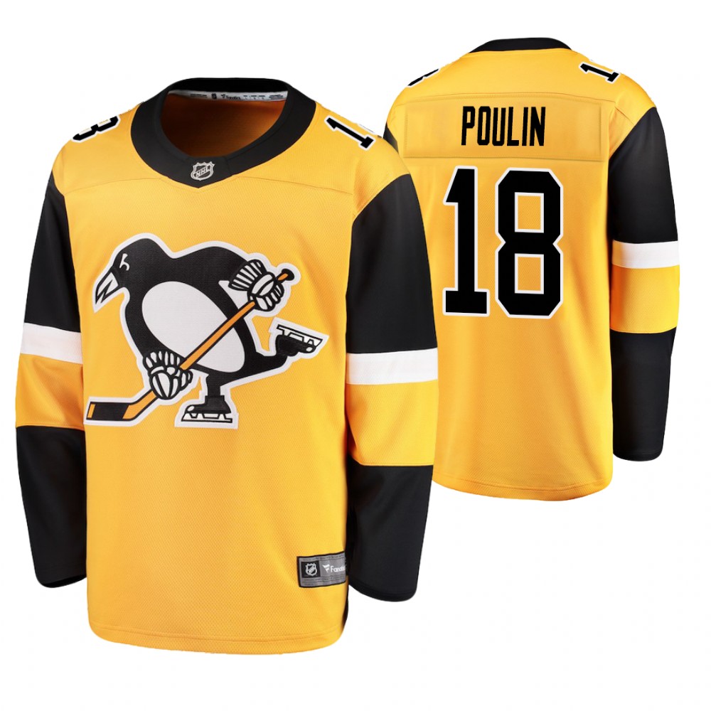 Pittsburgh Penguins Samuel Poulin Men's Alternate Breakaway Player Jersey