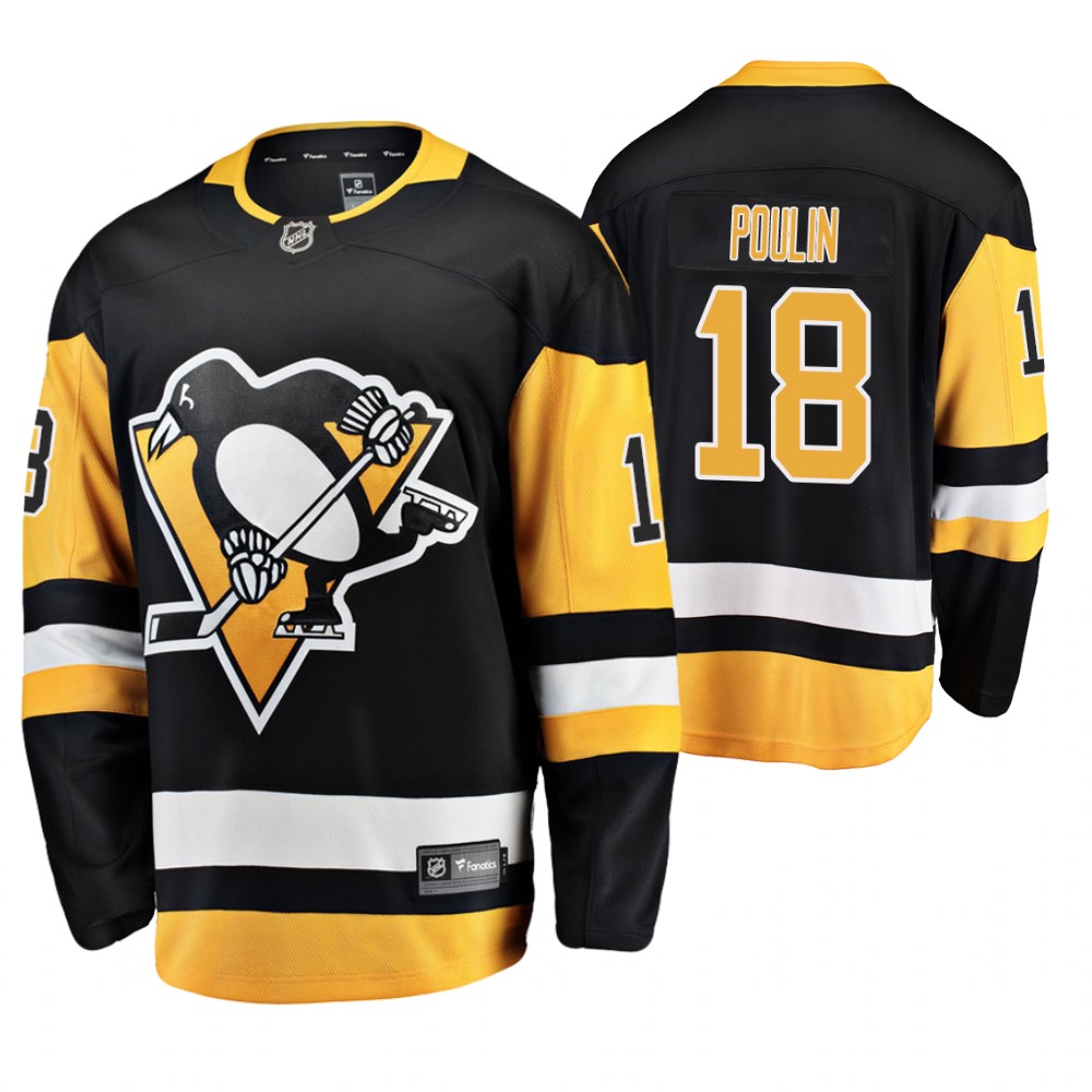 Pittsburgh Penguins Samuel Poulin Men's Home Breakaway Player Jersey