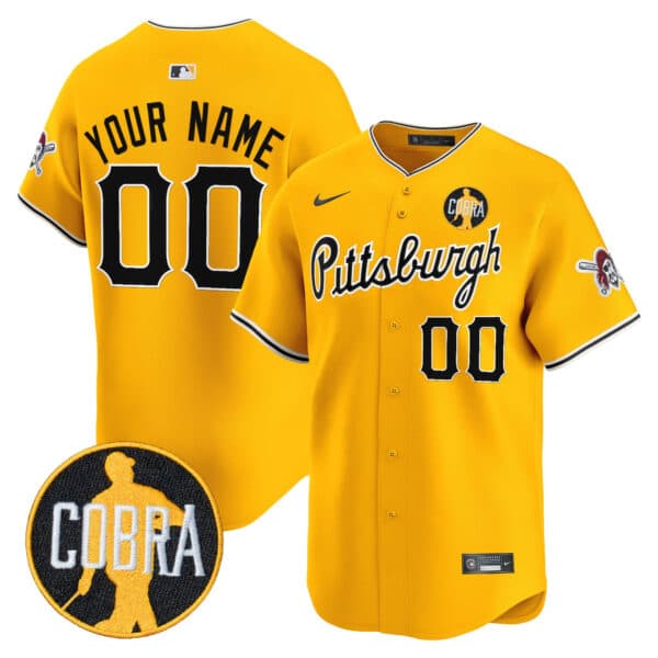 Pittsburgh Pirates ‘Dave Parker  Cobra Patch’ Vapor Premier Limited Custom Jersey – All Stitched