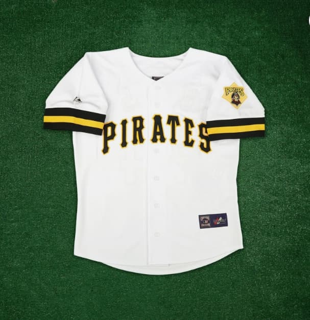 Pittsburgh Pirates 1991 Men's Home Cooperstown Throwback Jersey