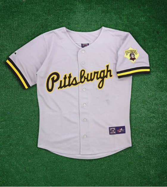 Pittsburgh Pirates 1993 Men's Road Cooperstown Throwback Jersey