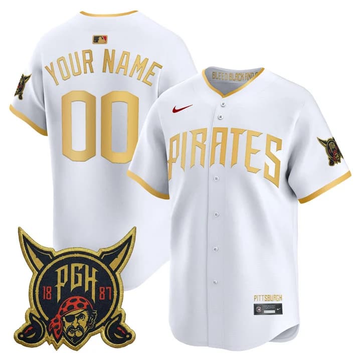 Pittsburgh Pirates 2026 City Connect Vapor Premier Limited Custom Jersey - All  Stitched