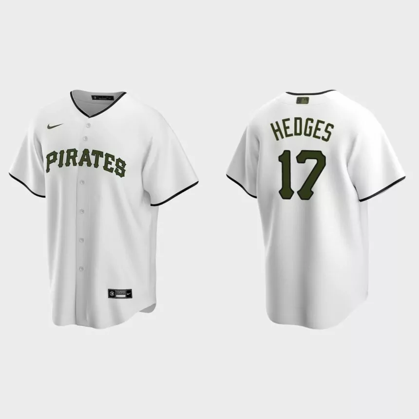 Pittsburgh Pirates Austin Hedges Replica Alternate Jersey – White