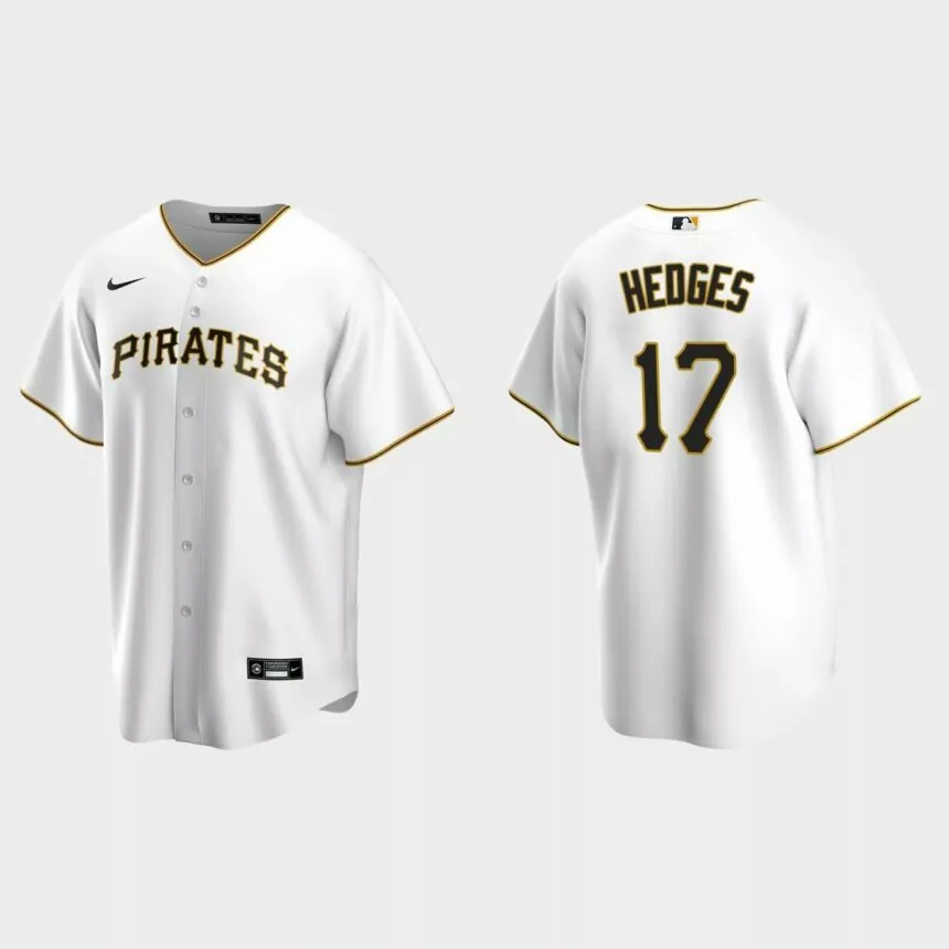 Pittsburgh Pirates Austin Hedges Replica Home Jersey – White