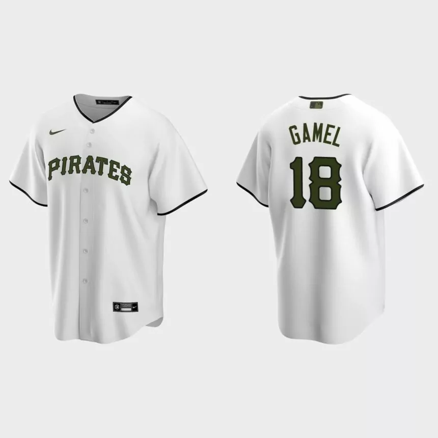 Pittsburgh Pirates Ben Gamel Replica Alternate Jersey – White