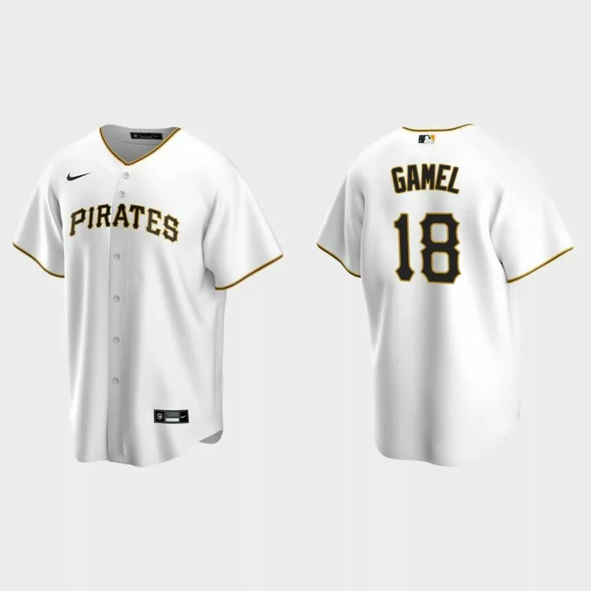 Pittsburgh Pirates Ben Gamel Replica Home Jersey – White