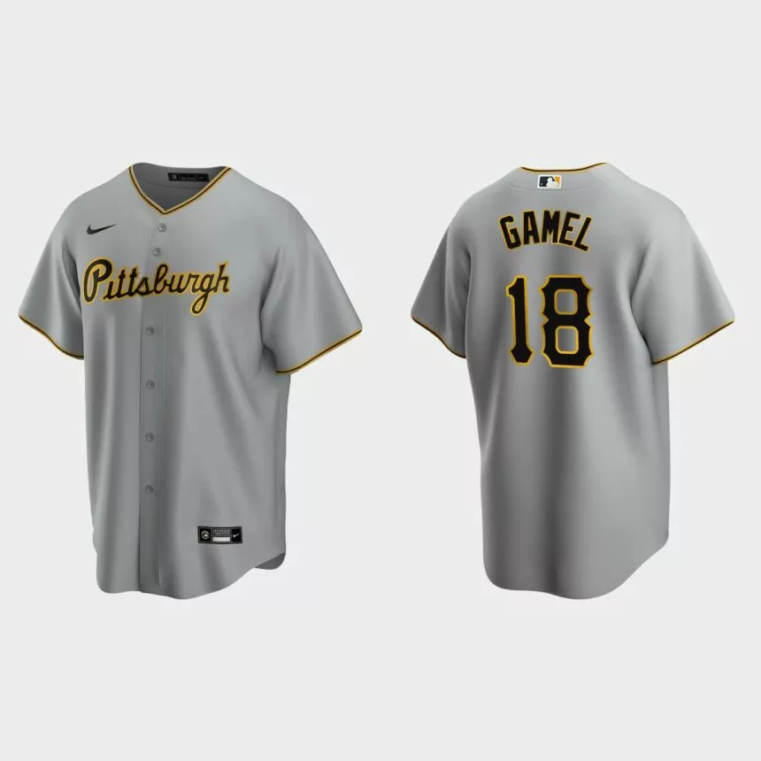 Pittsburgh Pirates Ben Gamel Replica Road Jersey – Gray