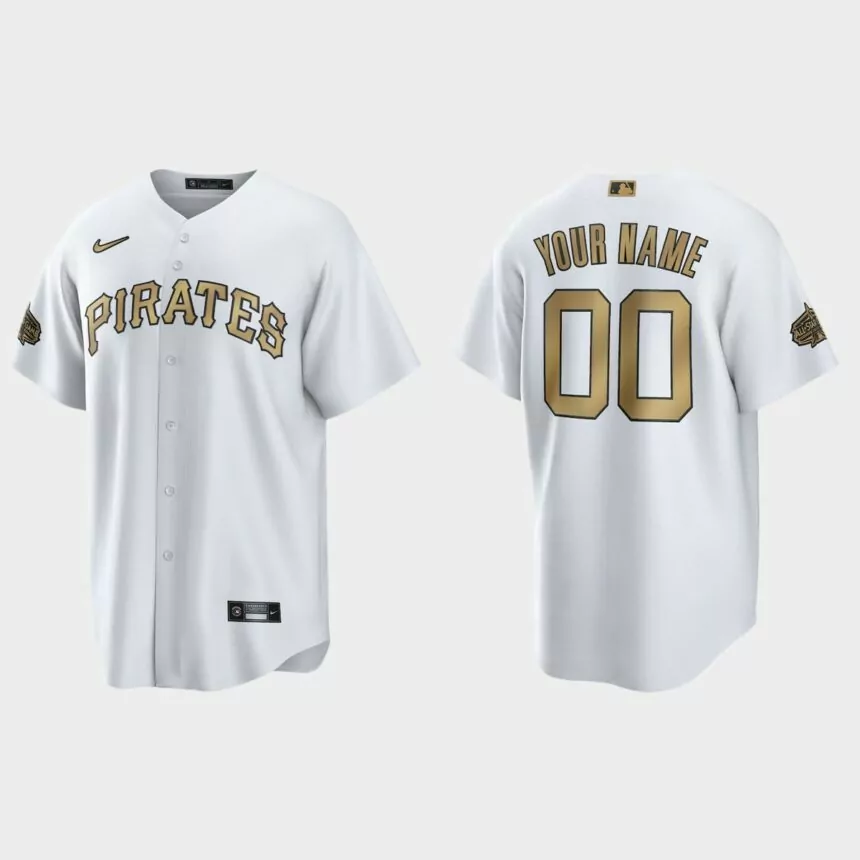 Pittsburgh Pirates Custom 2022 MLB All-Star Game Replica Jersey – White