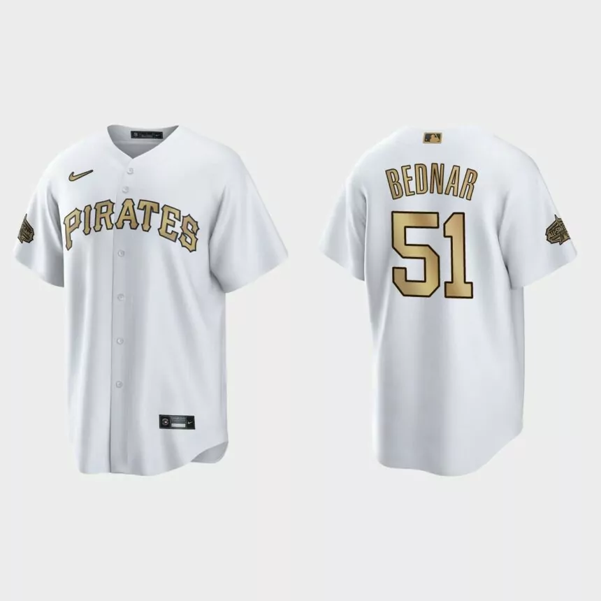 Pittsburgh Pirates David Bednar 2022 MLB All-Star Game Replica Jersey – White