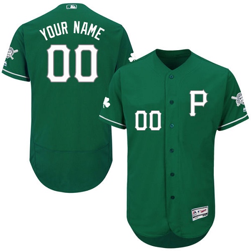 Pittsburgh Pirates Green Celtic Men's Customized Flexbase Jersey