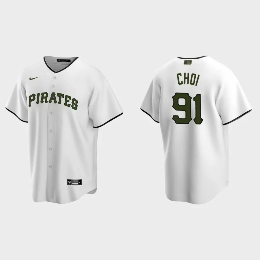 Pittsburgh Pirates Ji-Man Choi Replica Alternate Jersey – White