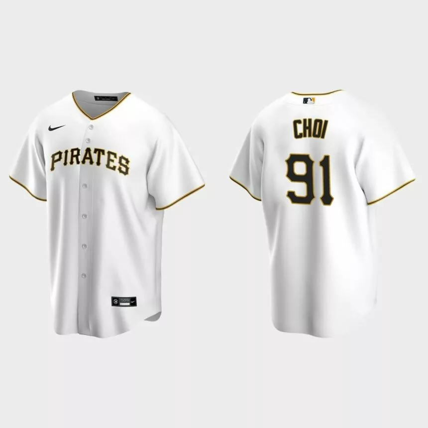 Pittsburgh Pirates Ji-Man Choi Replica Home Jersey – White