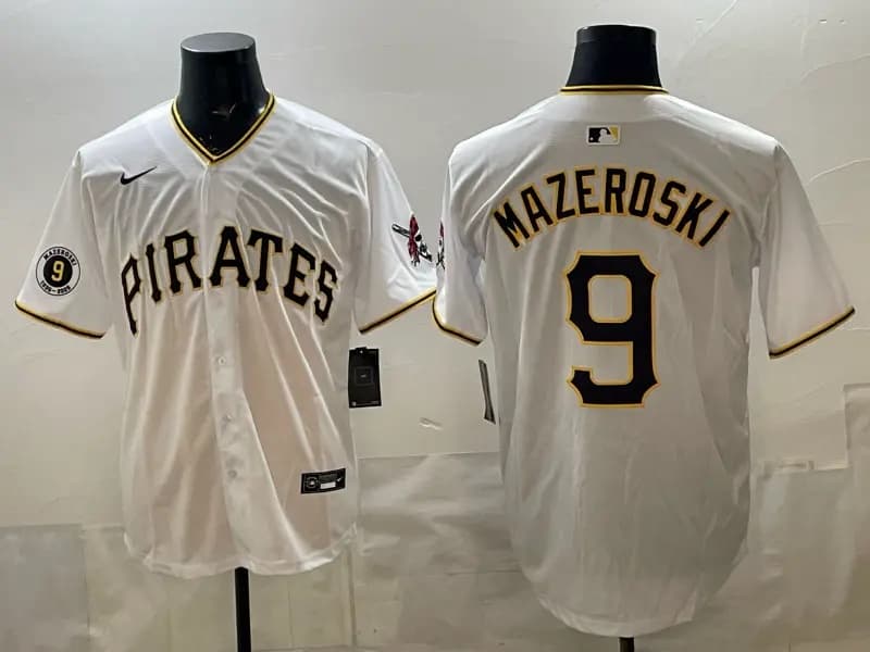 Pittsburgh Pirates Nike Alternate Replica  Jersey MAZEROSKI 9
