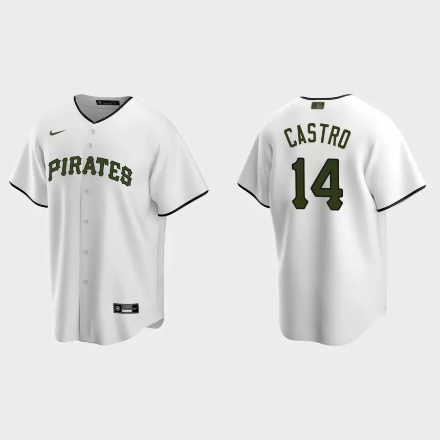 Pittsburgh Pirates Rodolfo Castro Replica Alternate Jersey – White