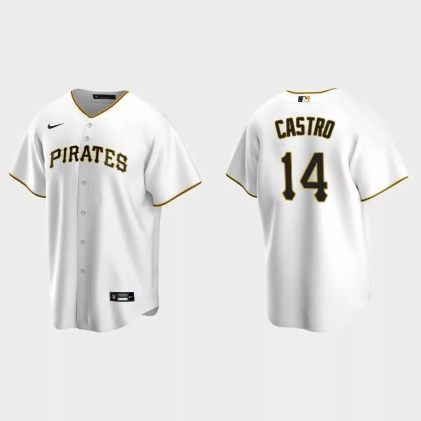 Pittsburgh Pirates Rodolfo Castro Replica Home Jersey – White