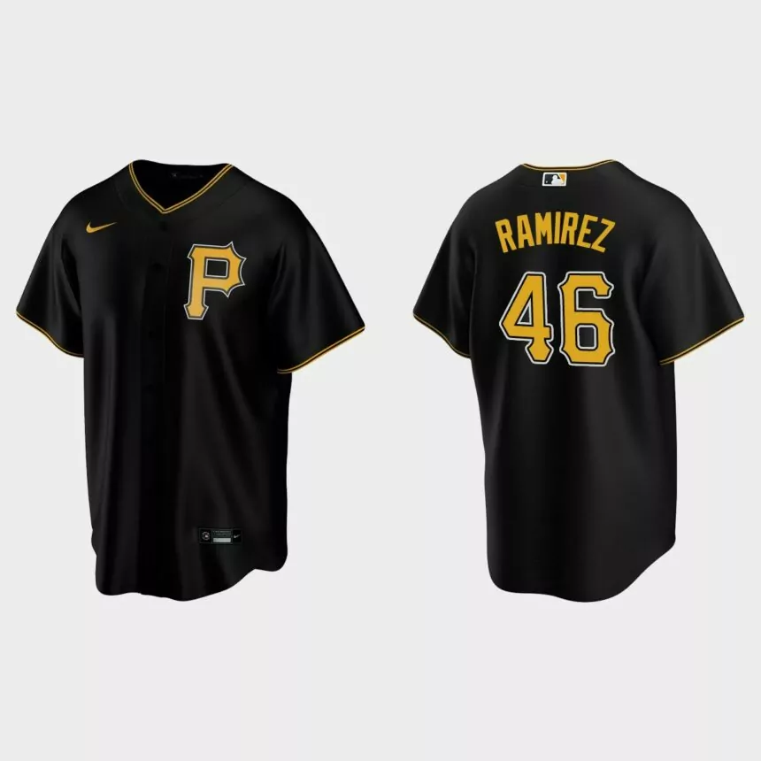 Pittsburgh Pirates Yohan Ramirez Replica Alternate Jersey – Black