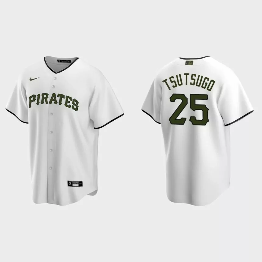 Pittsburgh Pirates Yoshitomo Tsutsugo Replica Alternate Jersey – White