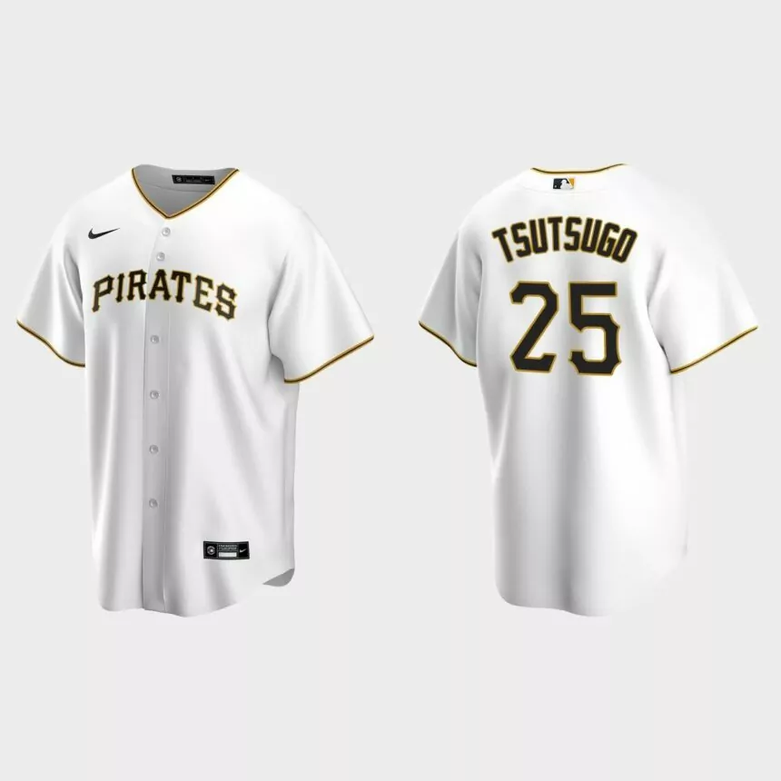 Pittsburgh Pirates Yoshitomo Tsutsugo Replica Home Jersey – White