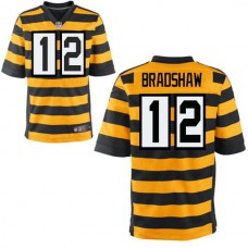 Pittsburgh Steelers #12 Terry Bradshaw Gold Alternate Elite Jersey