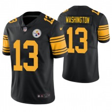 Pittsburgh Steelers #13 James Washington Black Color Rush Legend Jersey