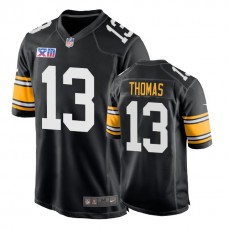 Pittsburgh Steelers #13 Justin Thomas 1978 Throwback Super Bowl XIII Black Jersey