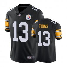 Pittsburgh Steelers #13 Justin Thomas Vapor Untouchable Limited Throwback Black Jersey