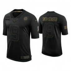Pittsburgh Steelers #19 JuJu Smith-Schuster Black 2020 Salute to Service Limited Jersey