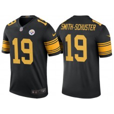 Pittsburgh Steelers #19 JuJu Smith-Schuster Black Color Rush Legend Jersey