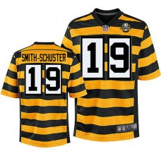 Pittsburgh Steelers #19 JuJu Smith-Schuster Gray Alternate 80TH Anniversary Jersey