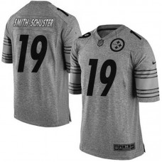 Pittsburgh Steelers #19 JuJu Smith-Schuster Gridiron Gray Limited Jersey