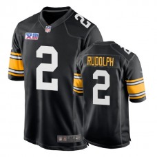 Pittsburgh Steelers #2 Mason Rudolph 1978 Throwback Super Bowl XIII Black Jersey