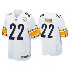 Pittsburgh Steelers #22 Najee Harris White 2021 NFL Draft Game Jersey