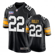 Pittsburgh Steelers #22 Stevan Ridley 1978 Throwback Super Bowl XIII Black Jersey
