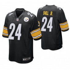 Pittsburgh Steelers #24 Benny Snell Jr. 2019 NFL Draft Black Game Jersey