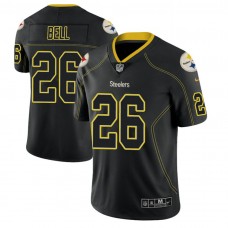 Pittsburgh Steelers #26 Le'Veon Bell 2018 Lights Out Color Rush Limited Black Jersey
