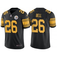 Pittsburgh Steelers #26 Le'Veon Bell Black Color Rush Limited Jersey
