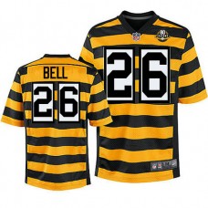 Pittsburgh Steelers #26 Le'Veon Bell Yellow_Black Alternate 80TH Seasons Jersey