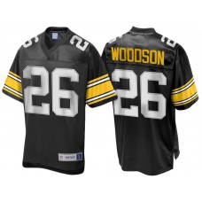 Pittsburgh Steelers #26 Rod Woodson Black Retired Player Jersey